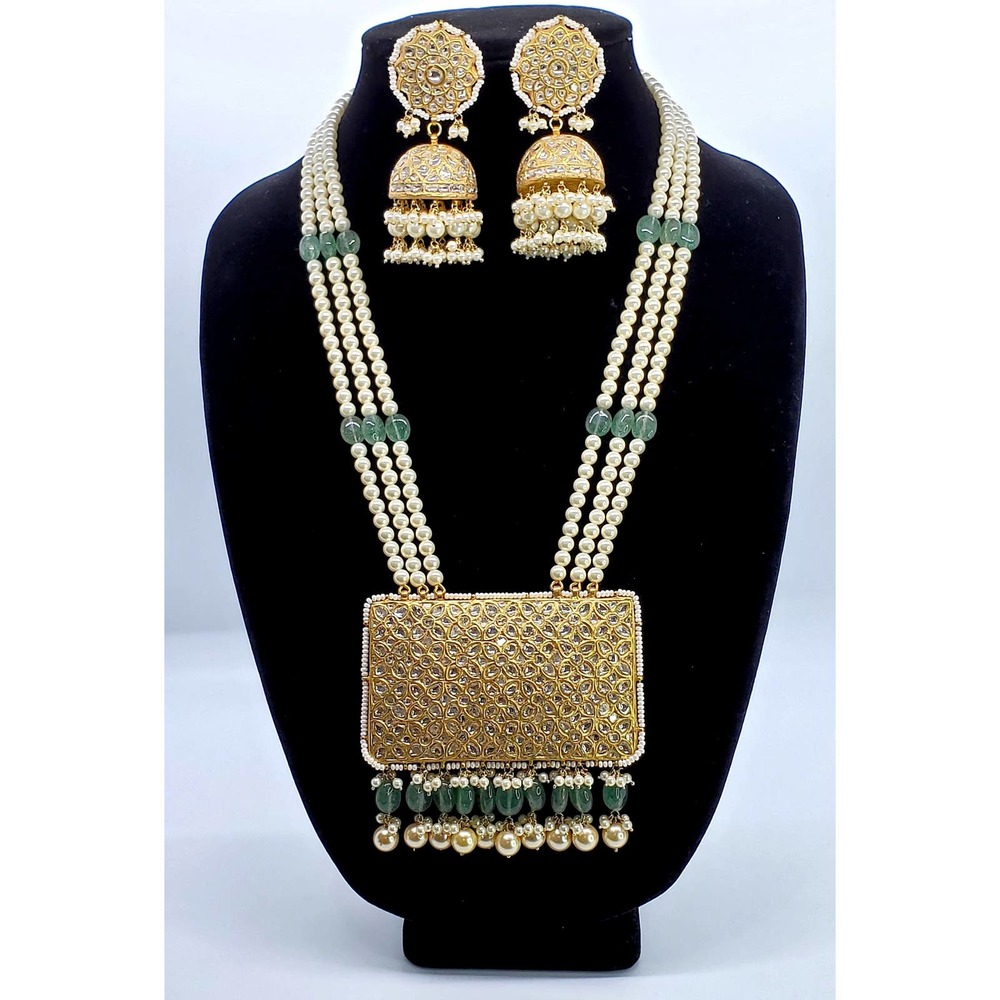 22k Gold Diamond Polki Necklace